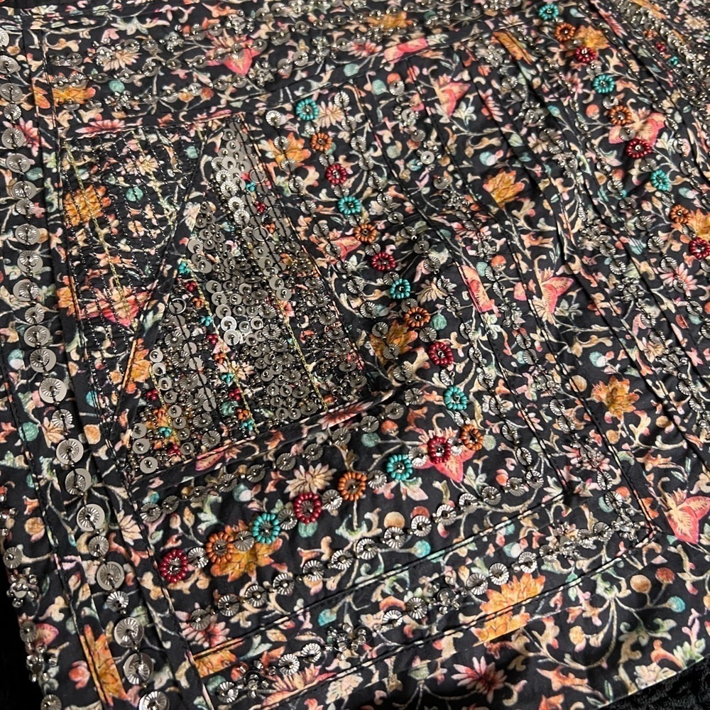 Free People Embellished Mini Skirt Size Large NWOT - Picture 3 of 8